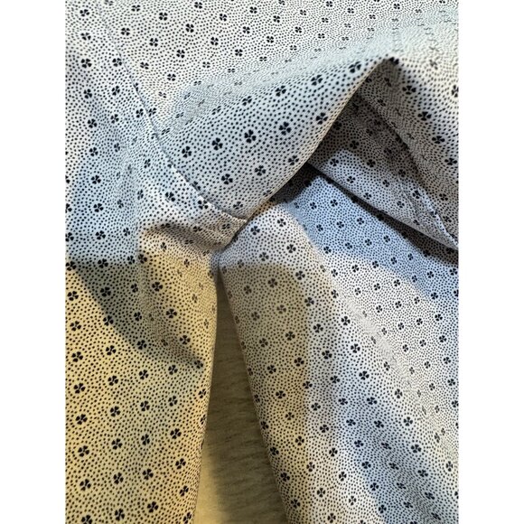 Tom Baine Performance Collection Shirt White Geometric 4 Way Stretch XL 17-17.5 - Picture 11 of 11